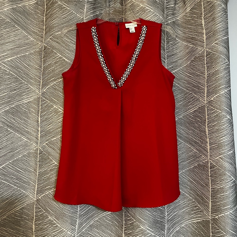 💙 Cherry red blouse